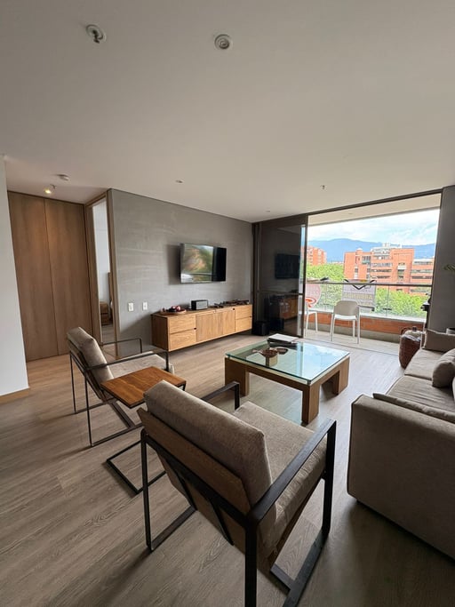 Modern 1-Bedroom Apartment for Sale in El Poblado with a View